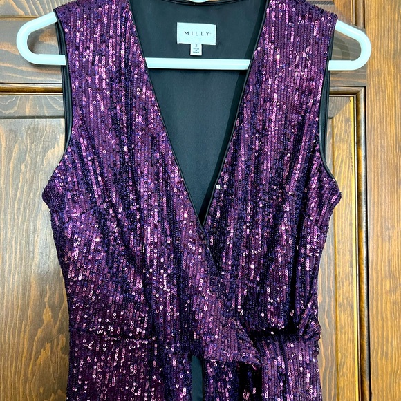 Sequence jumpsuit v neck like new size 2 - Picture 4 of 4